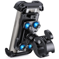 Lamicall front-mounted view showing secure phone hold and improved visibility