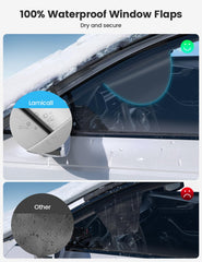 Lamicall magnet and anti-theft flap detail ensuring secure hold