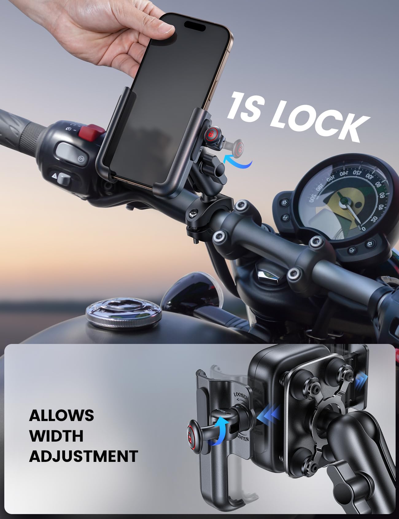 Lamicall security screws and wrench included for theft-resistant mounting