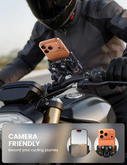 Lamicall side profile showing semi-closed clamp keeping camera clear