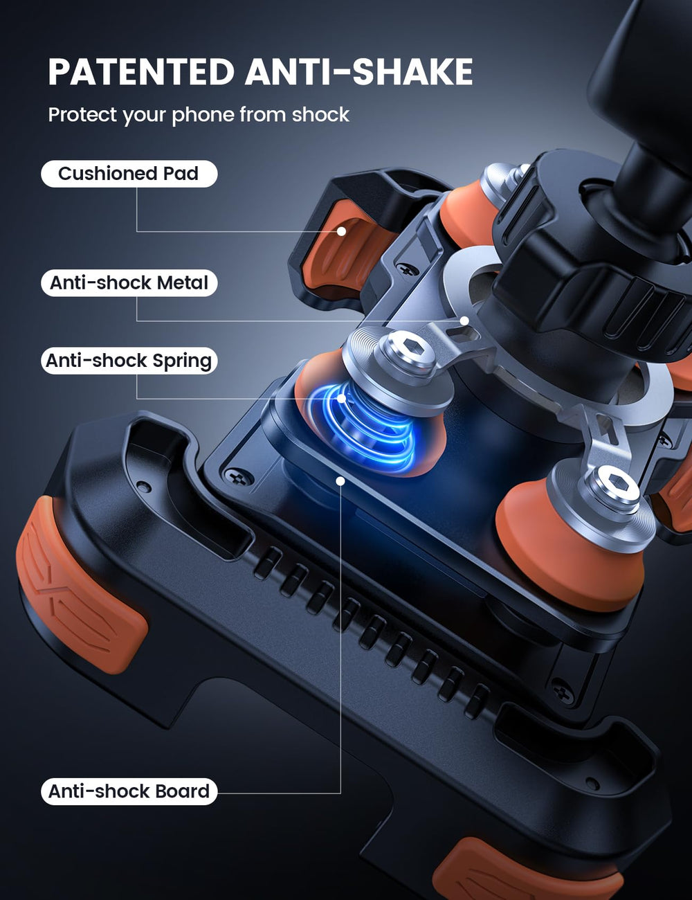Lamicall silicone corner pads protecting phone from scratches