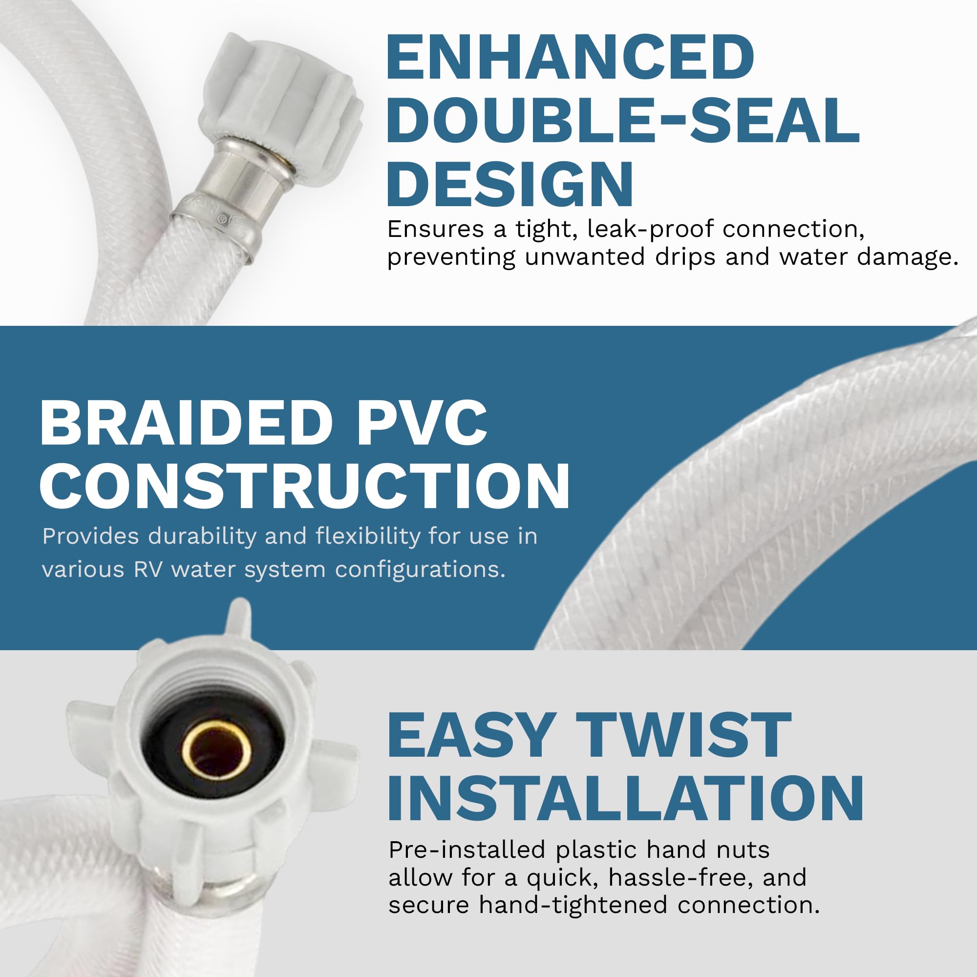 LandCamp Procamp braided PVC texture close-up highlighting flexibility benefit