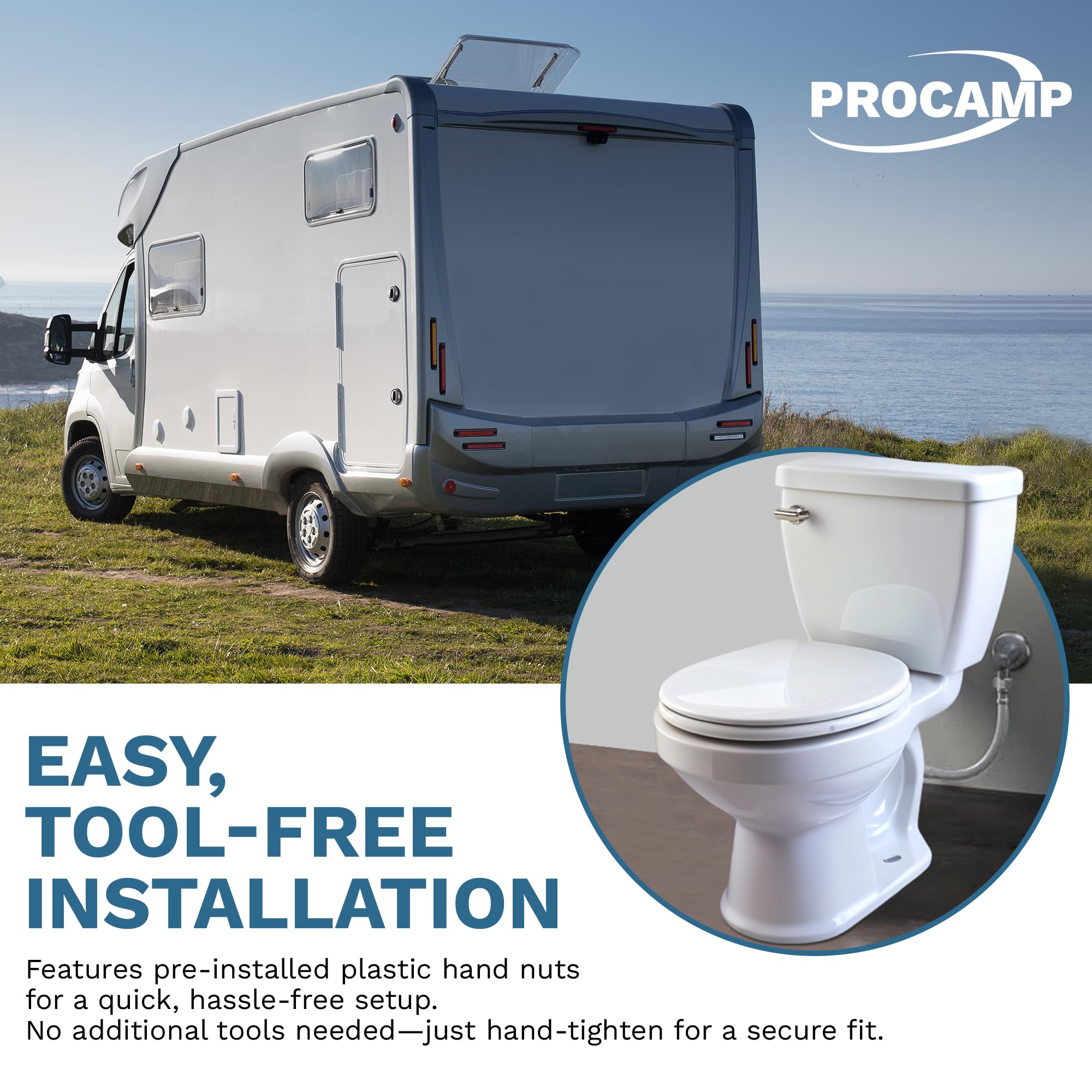 LandCamp Procamp threaded 1/2" FIP label close-up ensuring fitting compatibility