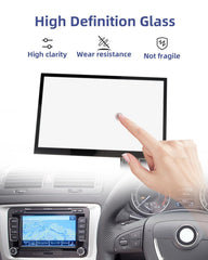 LANDSIN digitizer installed in car dash, demonstrates restored touch control and factory fit