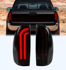 LANDWAKE front view of tail light assembly showing aggressive styling and improved appearance