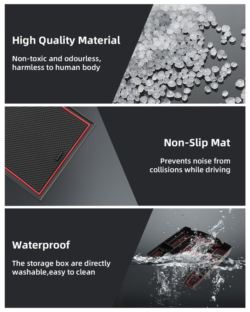 LANGBEAN size comparison with hand showing compact fit and space-saving benefit