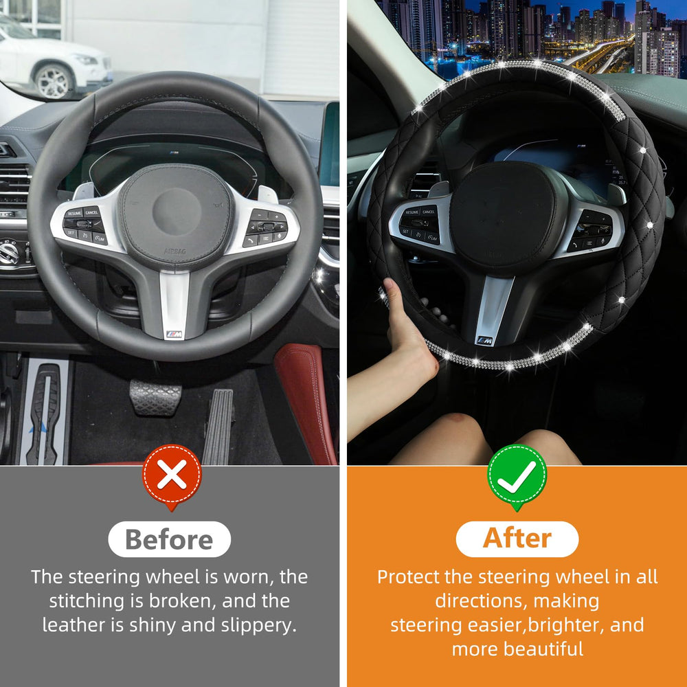 LANPU SURE lifestyle feminine dashboard view illustrating stylish car upgrade