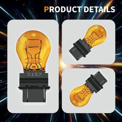 Lanuovx bulb installed in car turn signal demonstrating improved visibility benefit