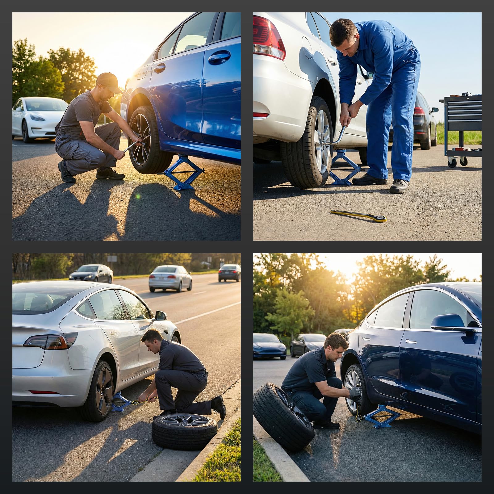 LARBANKE storage bag in trunk highlighting compact storage and portability