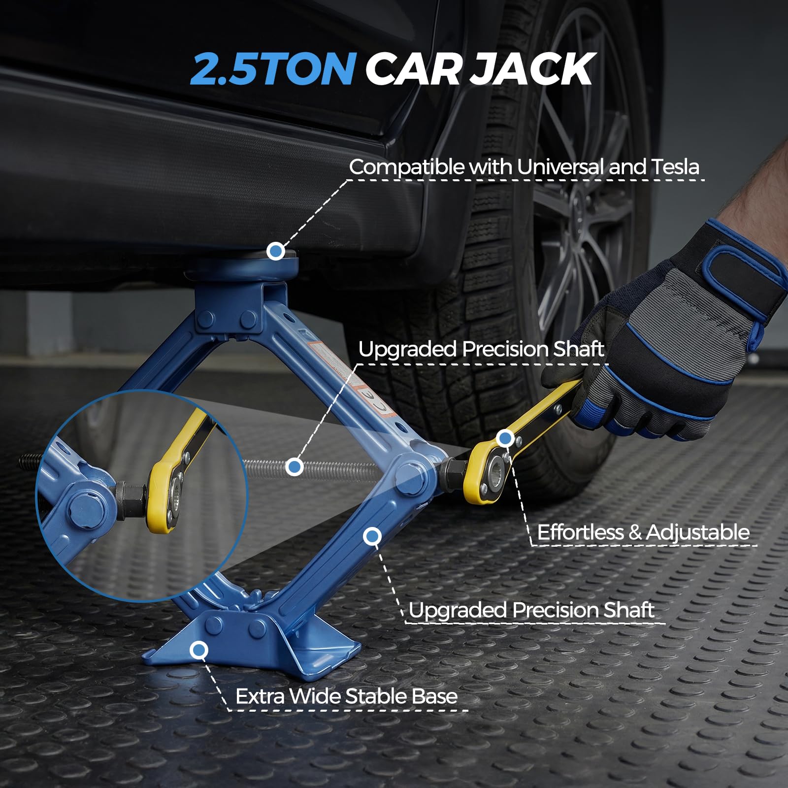 LARBANKE complete toolkit laid out for quick wheel changes and convenience