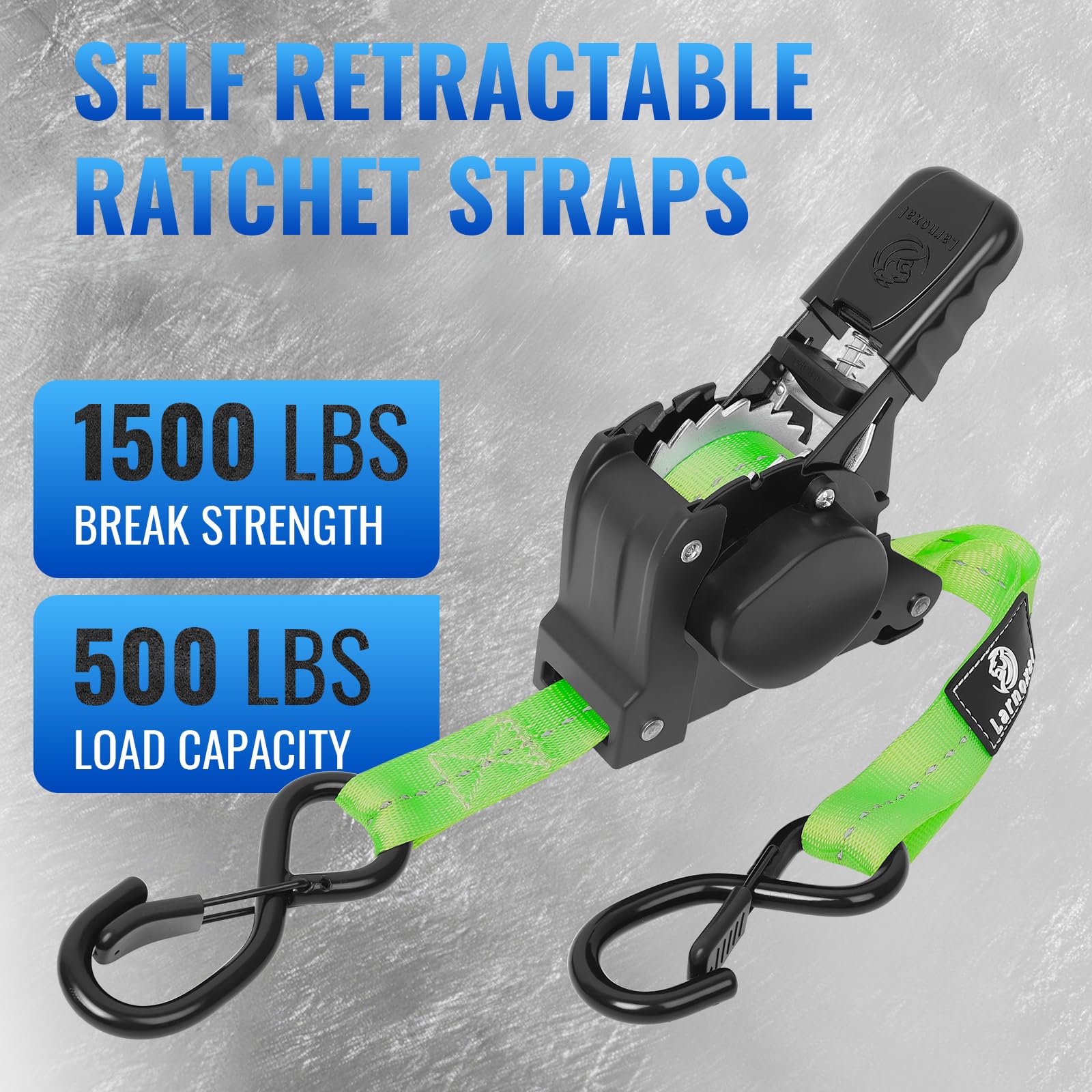 Larnoxal coated S-hook detail showing corrosion resistance and secure attachment