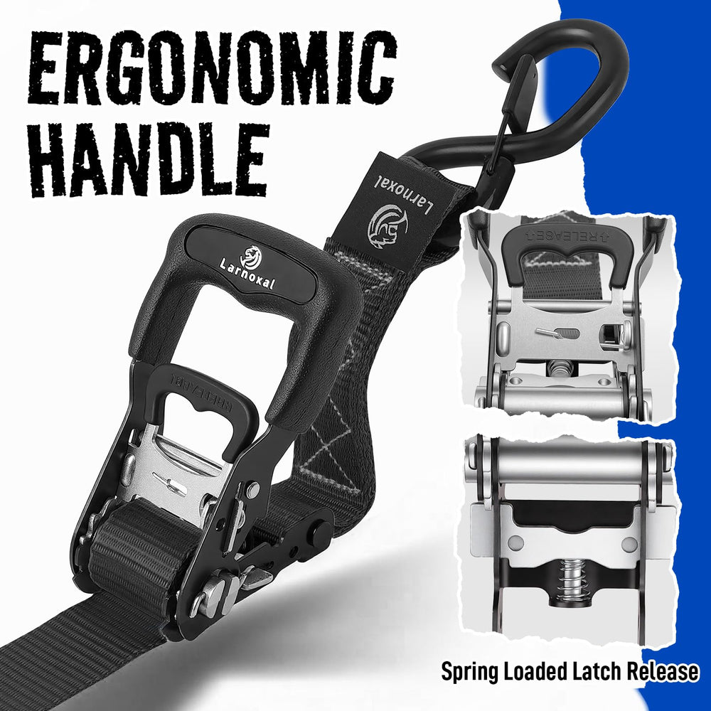 Larnoxal locking S-hook detail emphasizing secure connection and anti-disengagement safety