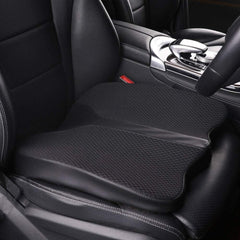 LARROUS front view of cushion showing ergonomic shape and comfort benefits