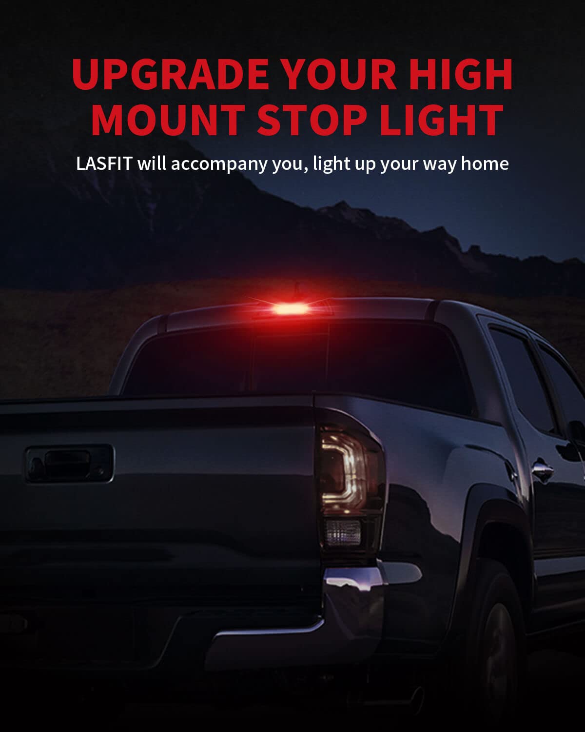 LASFIT beam pattern on rear reflector showing even red illumination