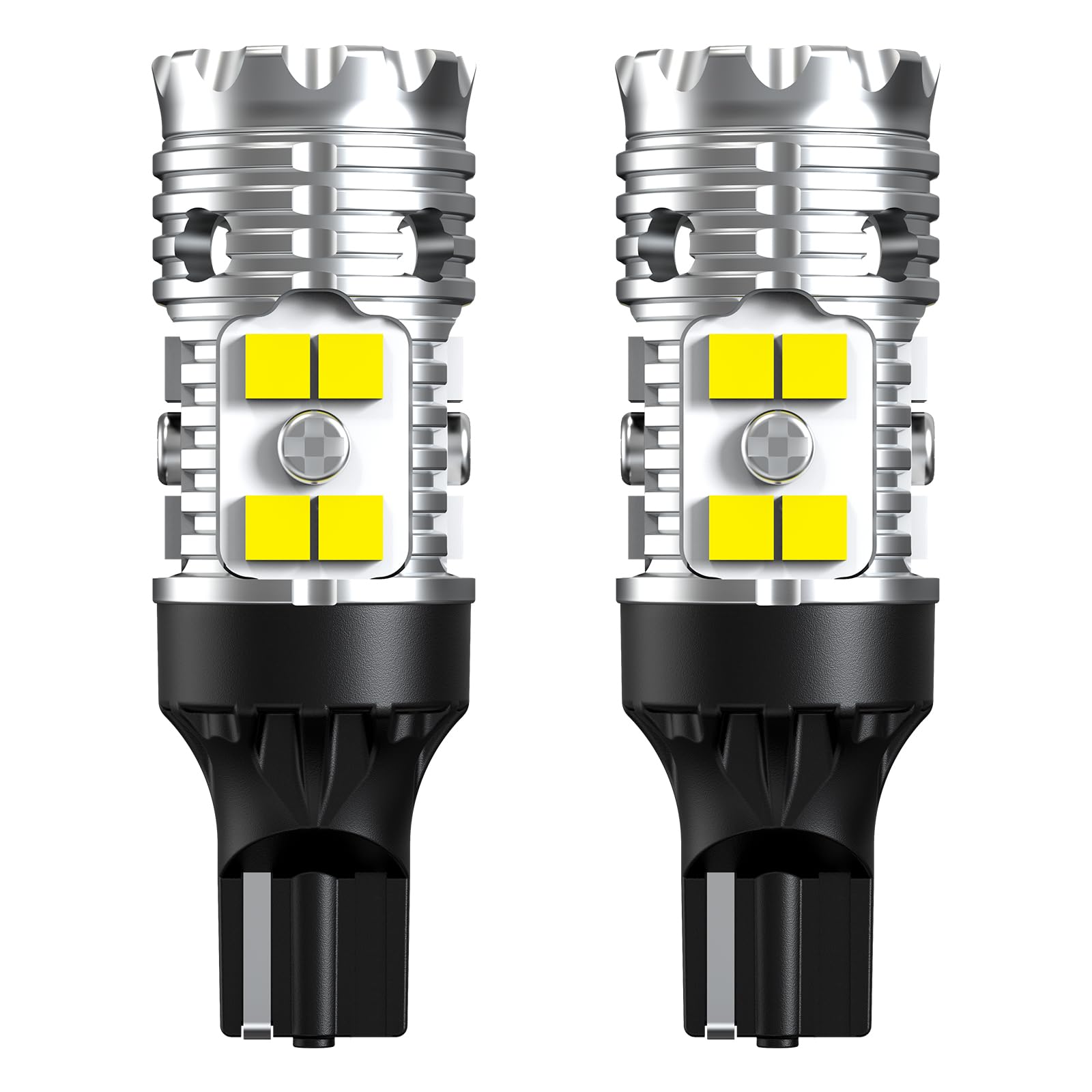 LASFIT front packaging showing two 921 LED bulbs and benefits