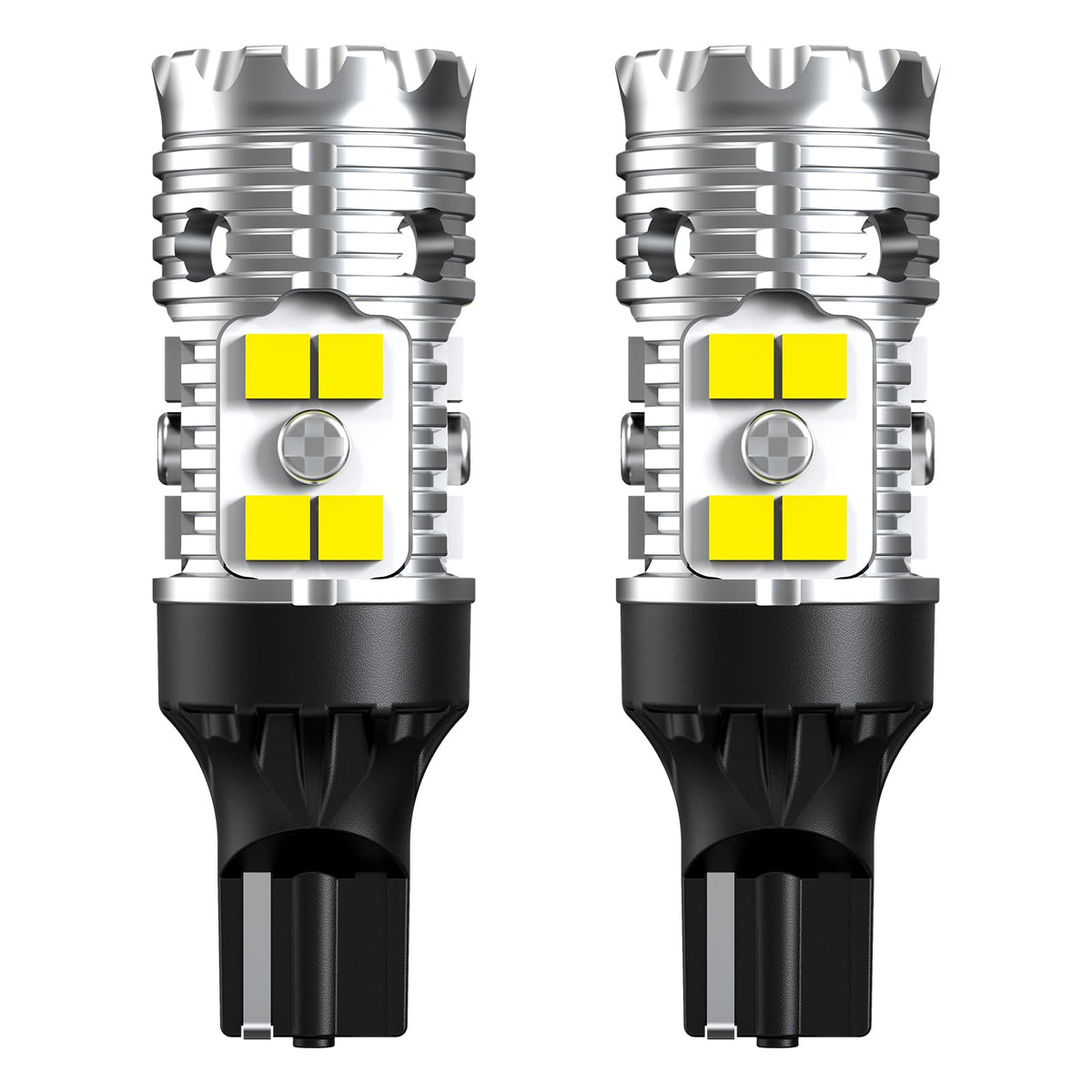 LASFIT front packaging showing two 921 LED bulbs and benefits