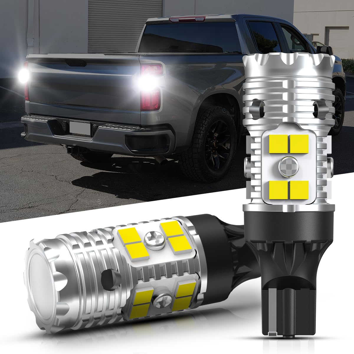 LASFIT front view bulb showing compact design and brighter beam benefit