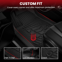 LASFIT installed in driver footwell for clean, factory‑fit look