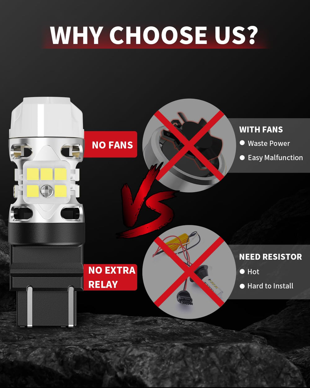 LASFIT night reverse illumination comparison showing brighter, clearer backup light