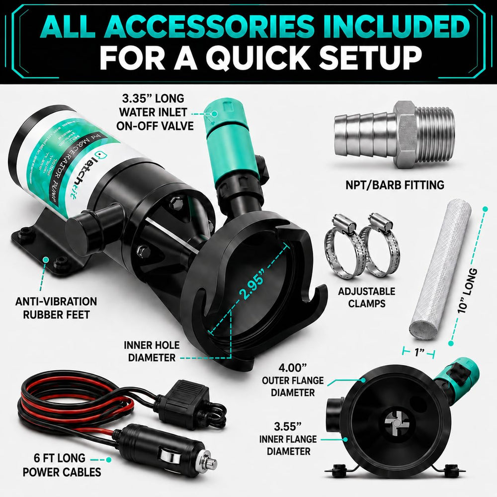 LATCH.IT assembled hose and fittings demonstrating quick hookup convenience