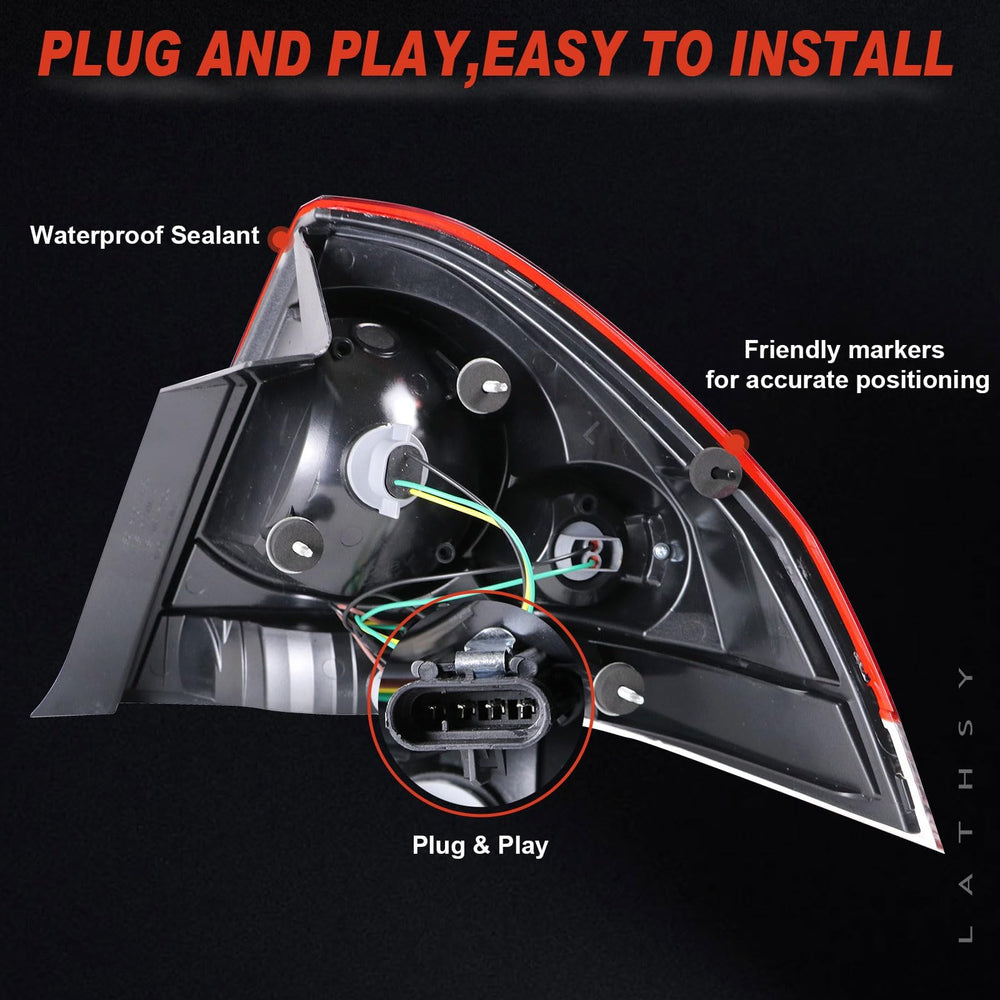 Lathsy backside view showing mounting points and connectors for easy installation benefit