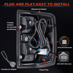 Lathsy rear harness and connector view for easy plug-and-play installation