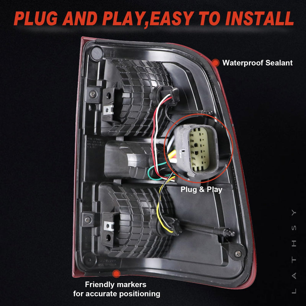 Lathsy bulb and socket detail showing included bulb for easy replacement