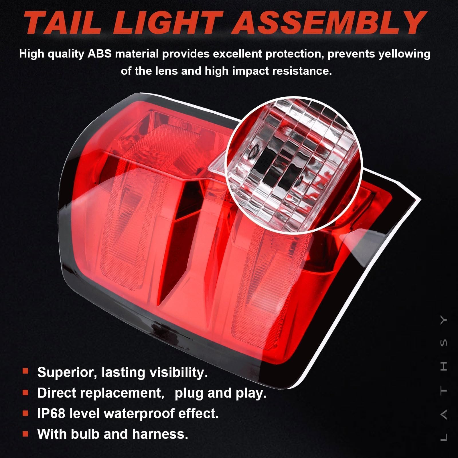 Lathsy bulb socket detail for direct replacement and secure electrical contact