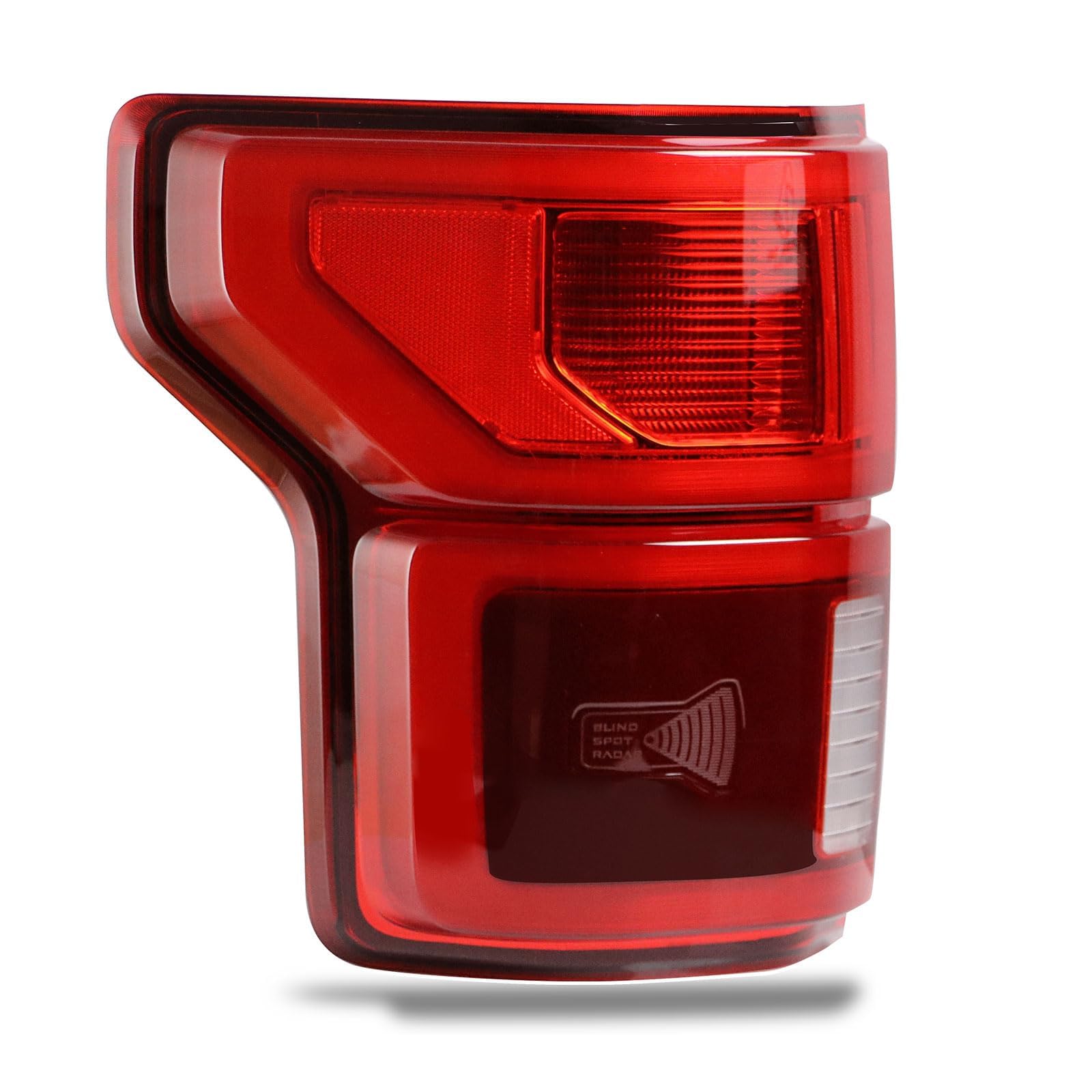Lathsy driver-side tail light front view showing clean LED appearance and improved visibility