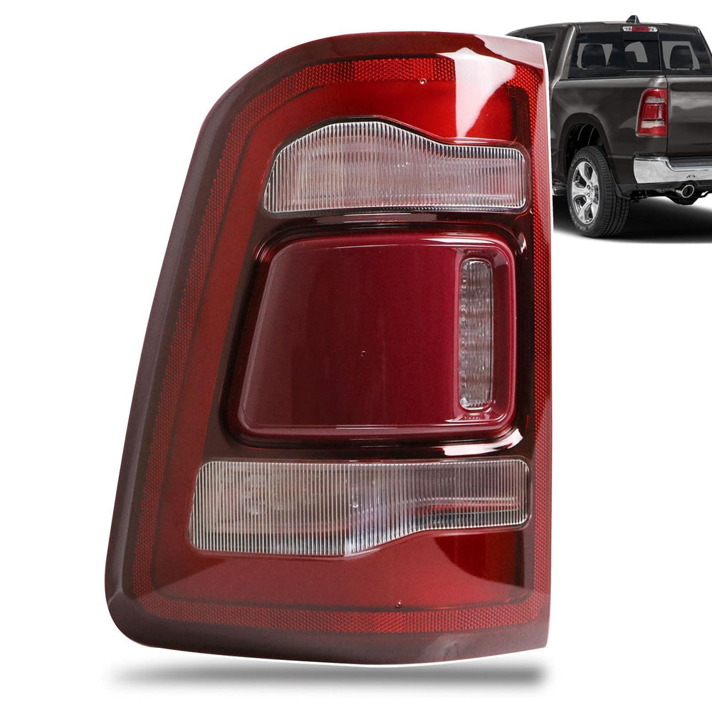 Lathsy driver-side tail light front view showing fit and finish benefiting replacement accuracy