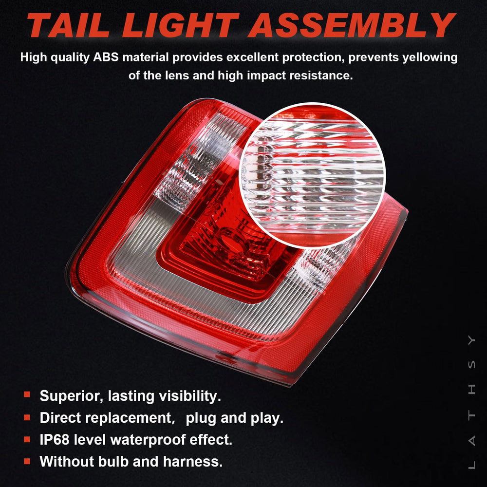 Lathsy tail light installed on Ford Escape driver side improving visibility