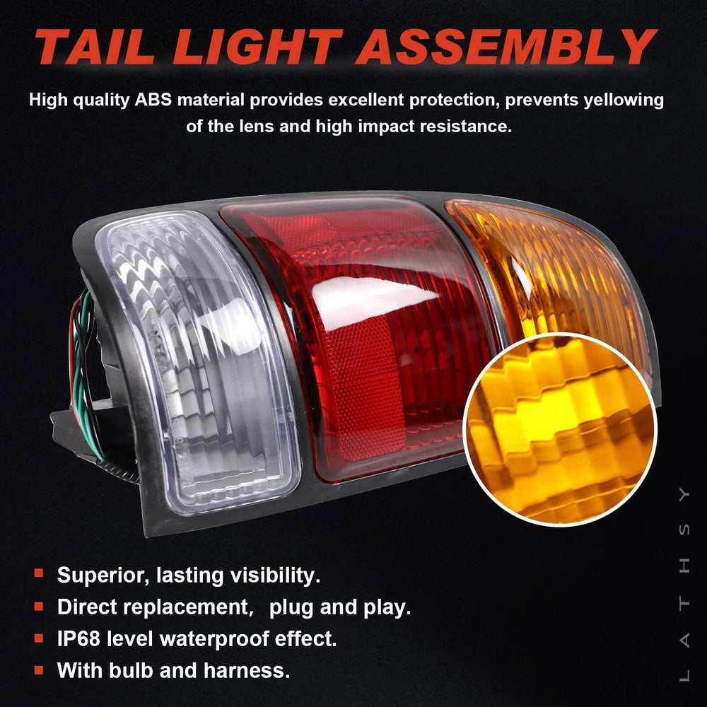 Lathsy tail light seal and gasket closeup showing water-resistant benefit
