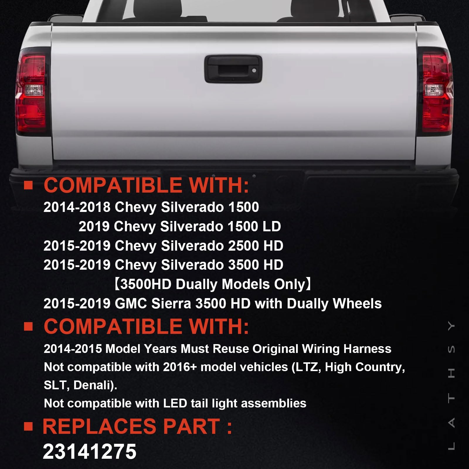 Lathsy side profile of tail light highlighting contour and alignment benefits