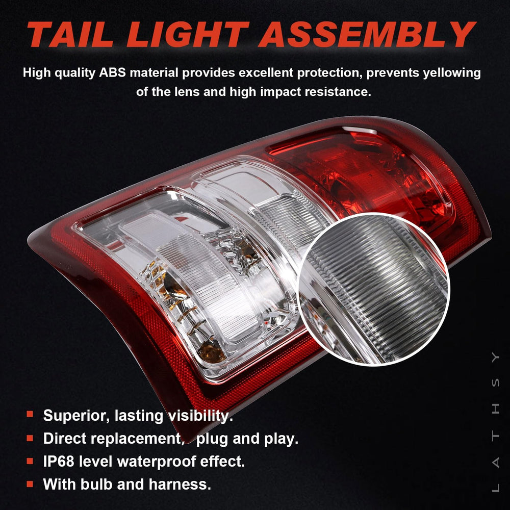 Lathsy tail light size comparison with hand to show exact scale