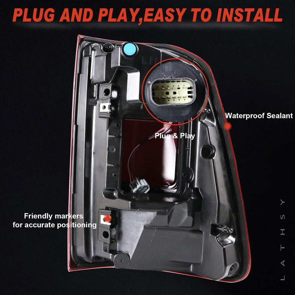 Lathsy wiring connector detail for easy plug-and-play installation