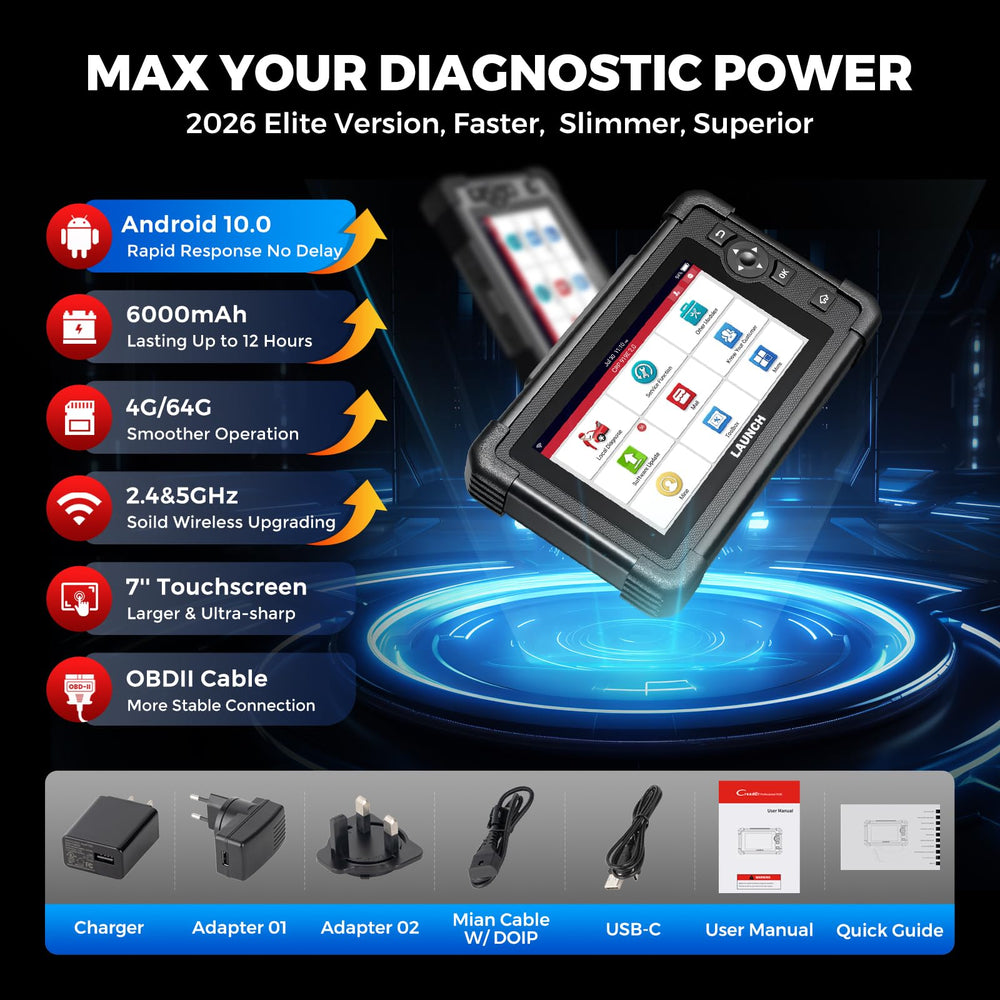 LAUNCH with i-TPMS tool during sensor relearn for fast tire diagnostics