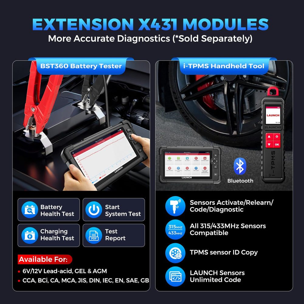 LAUNCH held in a hand to show compact size and workshop portability benefit
