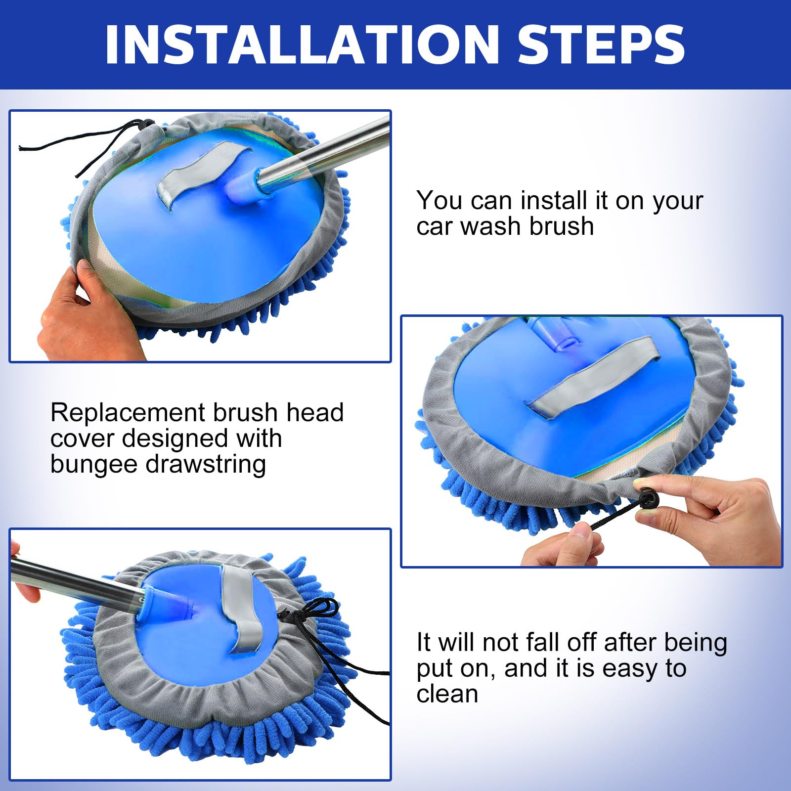 Layhit mitt washing car door demonstrating gentle, effective cleaning