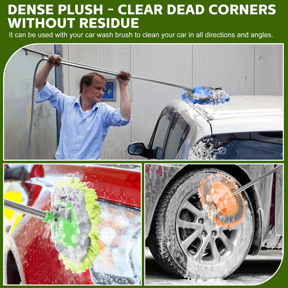 Layhit mitt washing car surface illustrating gentle cleaning without scratching