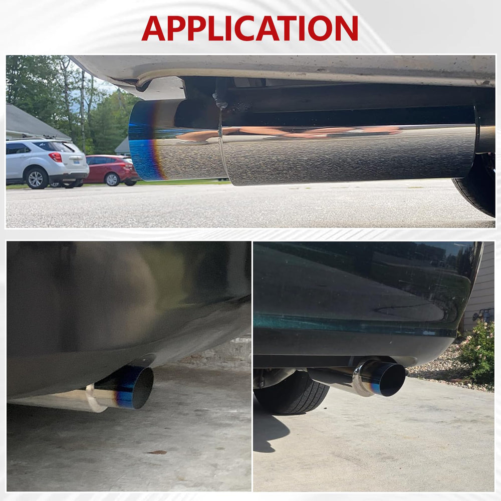 LCGP lifestyle driving shot showing finished exhaust look and visual impact