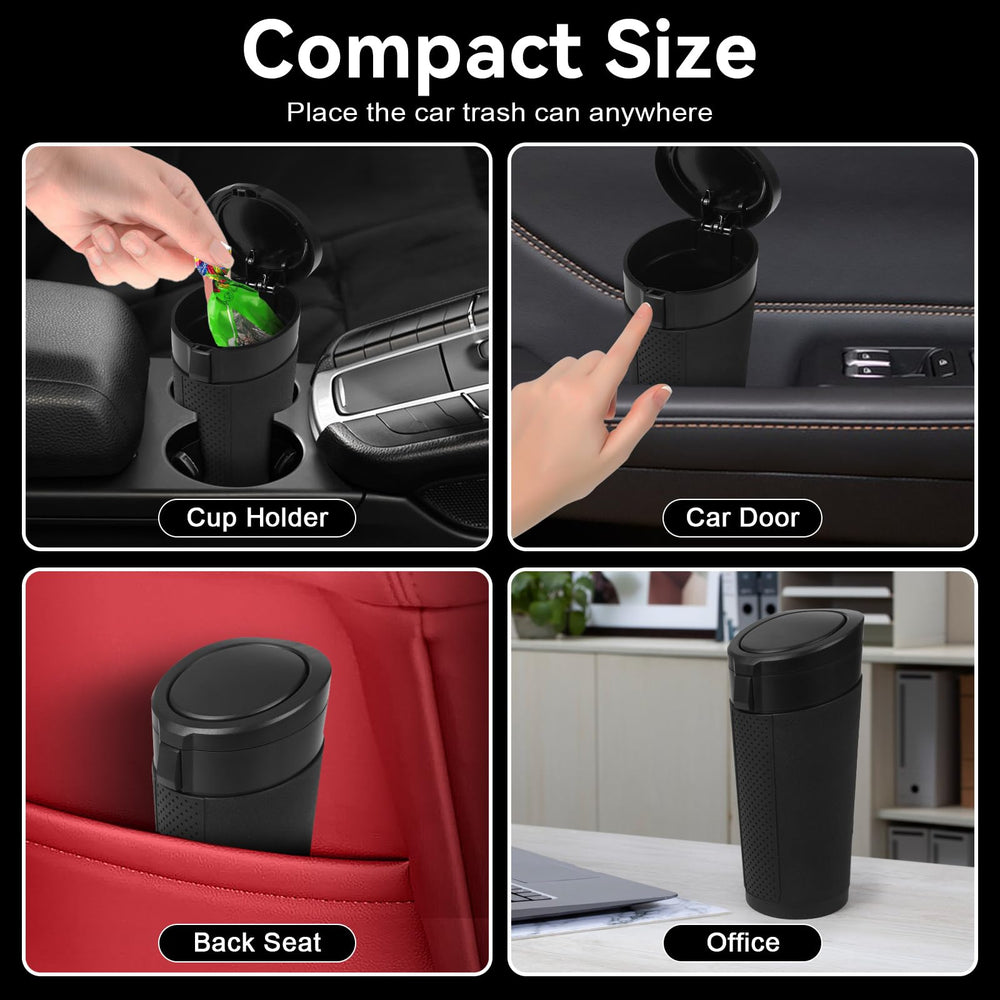 LCMWHOP installed in a car cup holder keeping vehicle tidy and organized