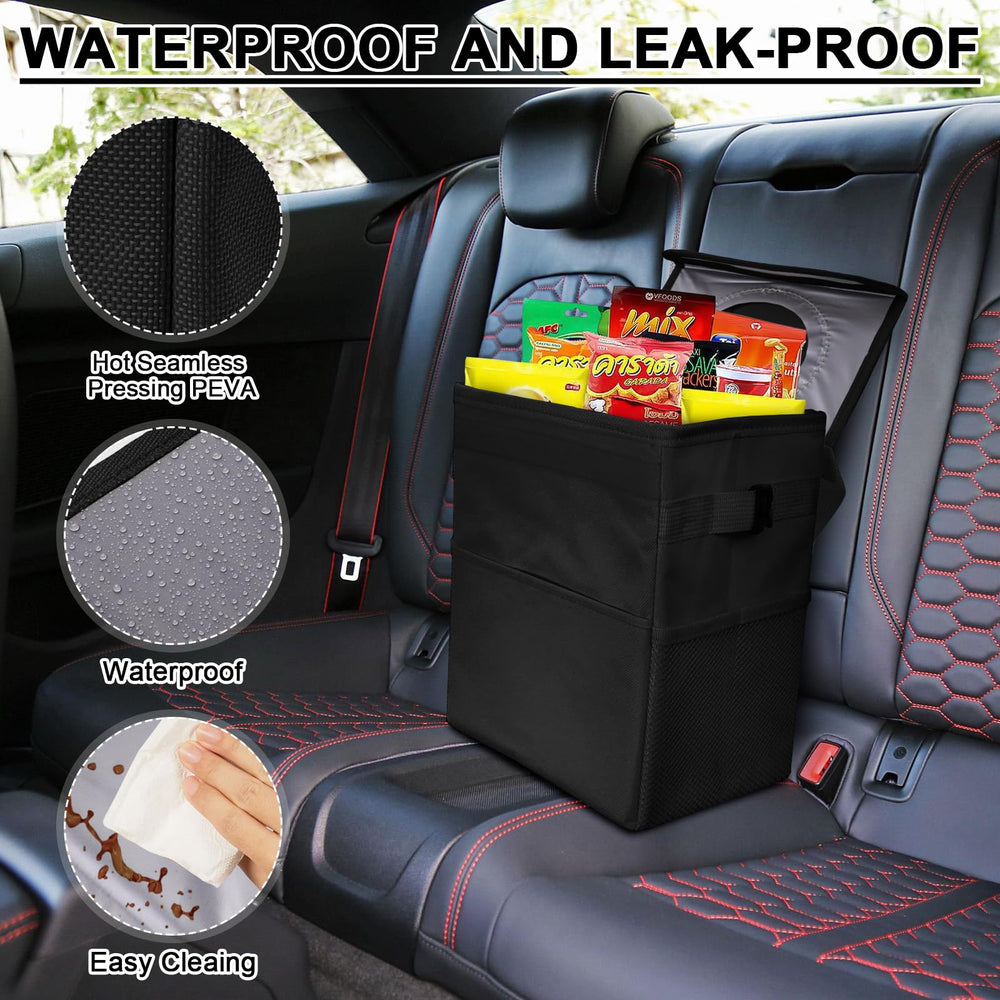LCMWHOP in trunk during road trip illustrating multi-use storage and tidy vehicle