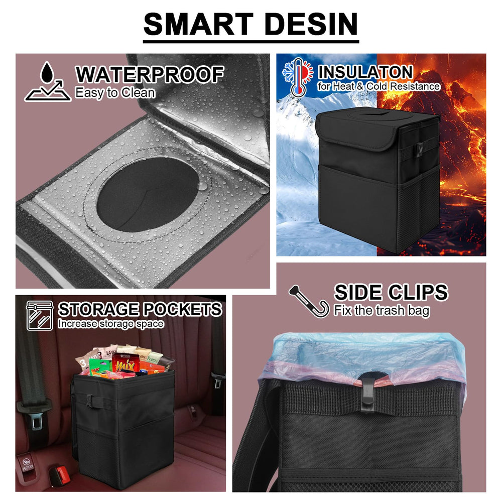 LCMWHOP exterior pockets holding snacks and wipes for added storage utility