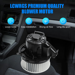 LCWRGS blower motor three-quarter angle highlighting compact design and durability