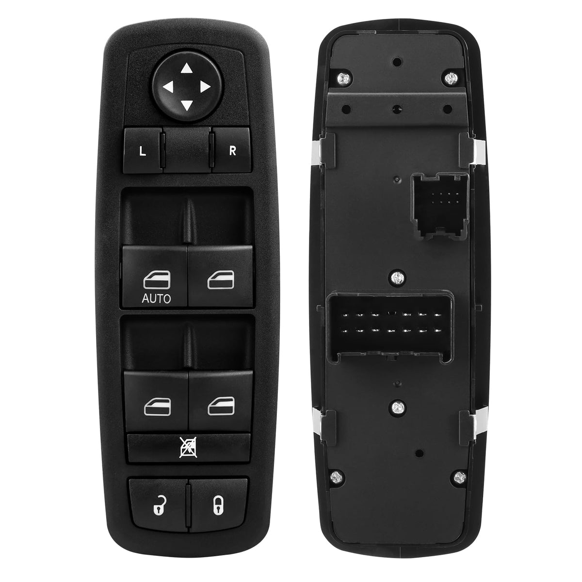LCWRGS front view of driver side switch showing clear button layout and improved control