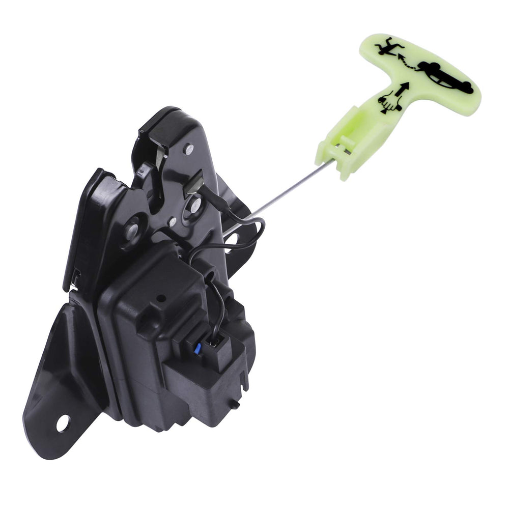 LCWRGS actuator pictured with car trunk open showing restored convenience and secure latching