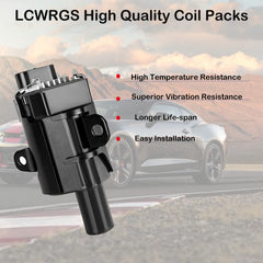 LCWRGS single coil close-up highlighting copper windings and robust insulation for reliable spark