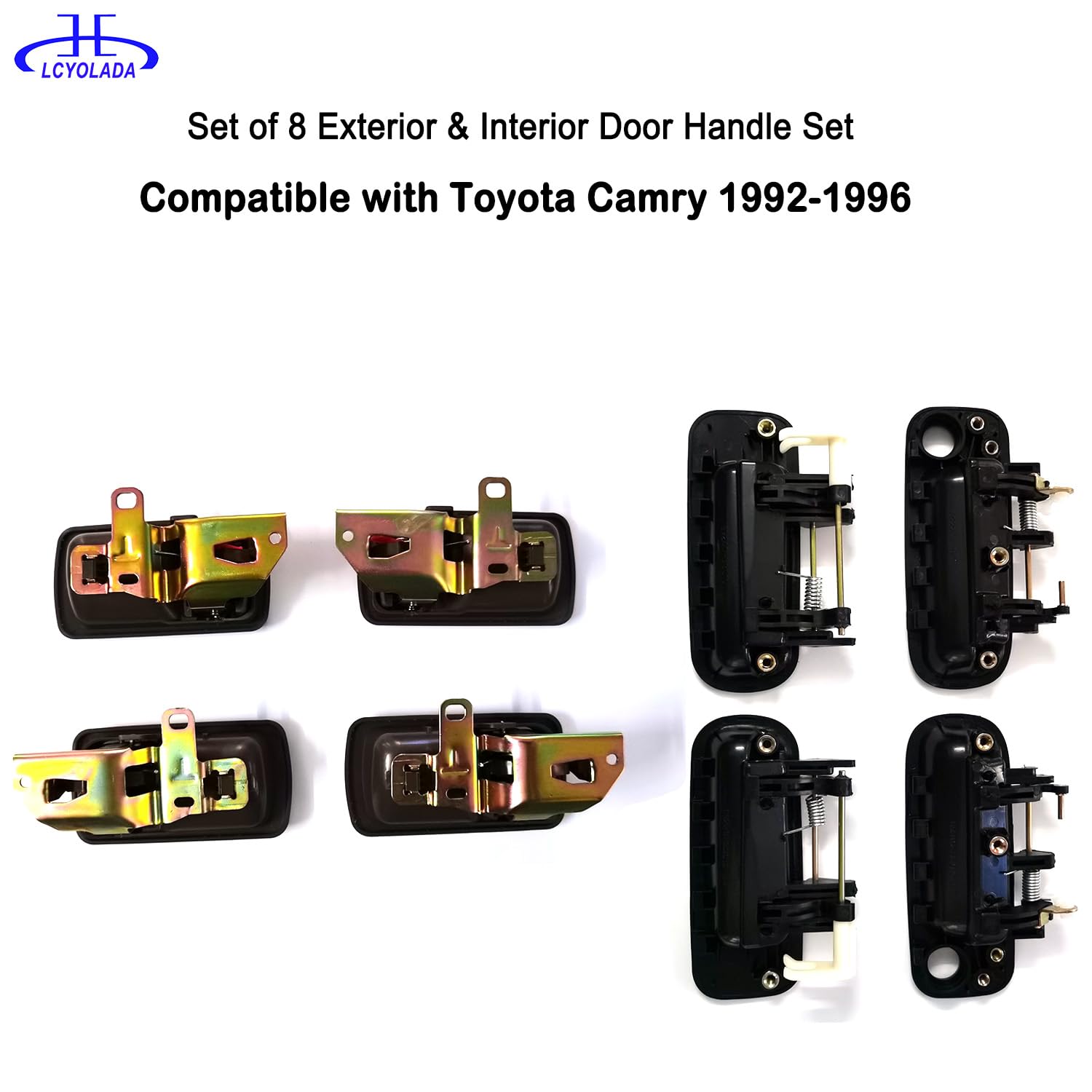 Lcyolada exterior handle close-up highlighting durable finish and fit