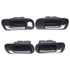 Lcyolada front door handle packaging showing complete 4-piece set and labels