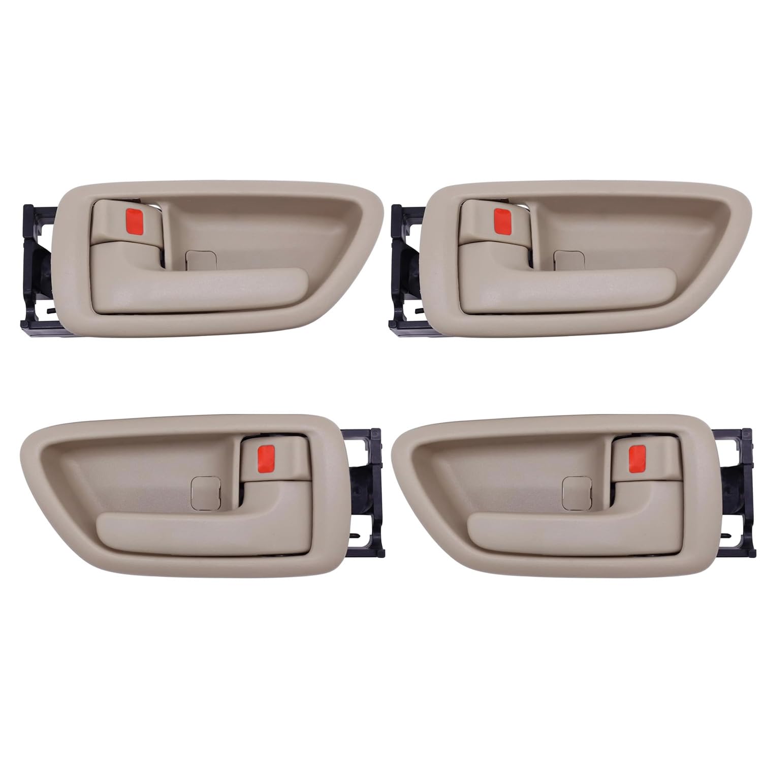Lcyolada beige handle set front packaging showing full kit and bezels benefit: complete replacement